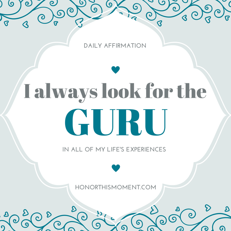 I always look for the